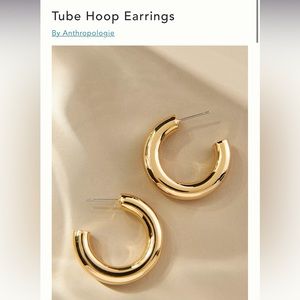 Tube Hoop Earrings